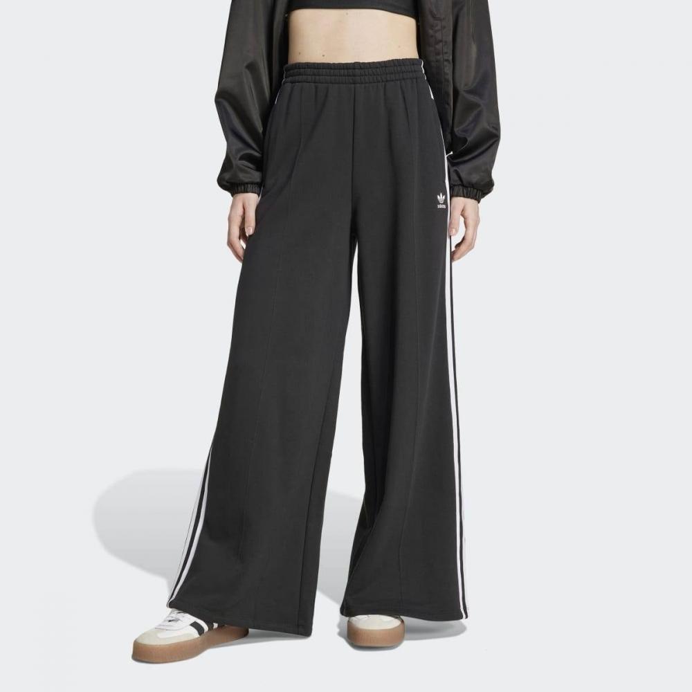 AdidaS Women S 3S looSe French Terry Wide Leg pantS  Iy7255 AS