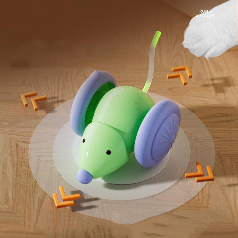 Cat Toys New Product Pet Toys Self-satisfied Mouse Car Laser Teasing Cat Stick Cat Toys Teasing Cat Toys Sports Car