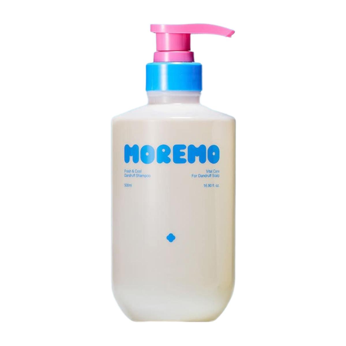 Moremo Fresh & Cool Dandruff Shampoo Scalp Care 500ml (Refreshing Cooling & Root Strengthening)