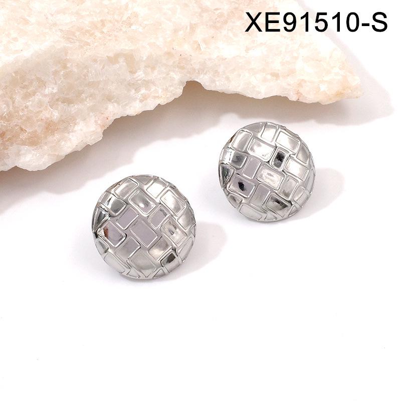 European Fashion 18K Gold Plated Stainless Steel Geometric Earrings - Light Luxury Titanium Steel Jewelry