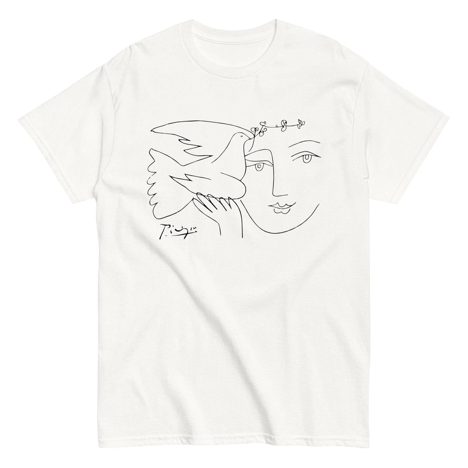 Picasso Peace Pigeon One Line T Unisex classic tee L