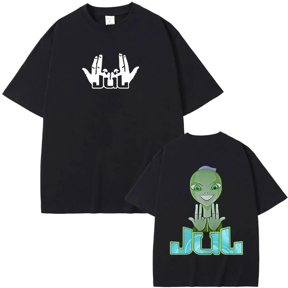 Love Jul 2025 Merch Tshirts Unisex Wounisex Fashion Rap Pop Music Short Sleeve Tshirt Unisexs Hip Hop Oversized T Streetwear Black