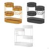4 Tiers Iron Fruit Basket Snacks,Container Home Decoration Kitchen Storage Organisation,Space Saving