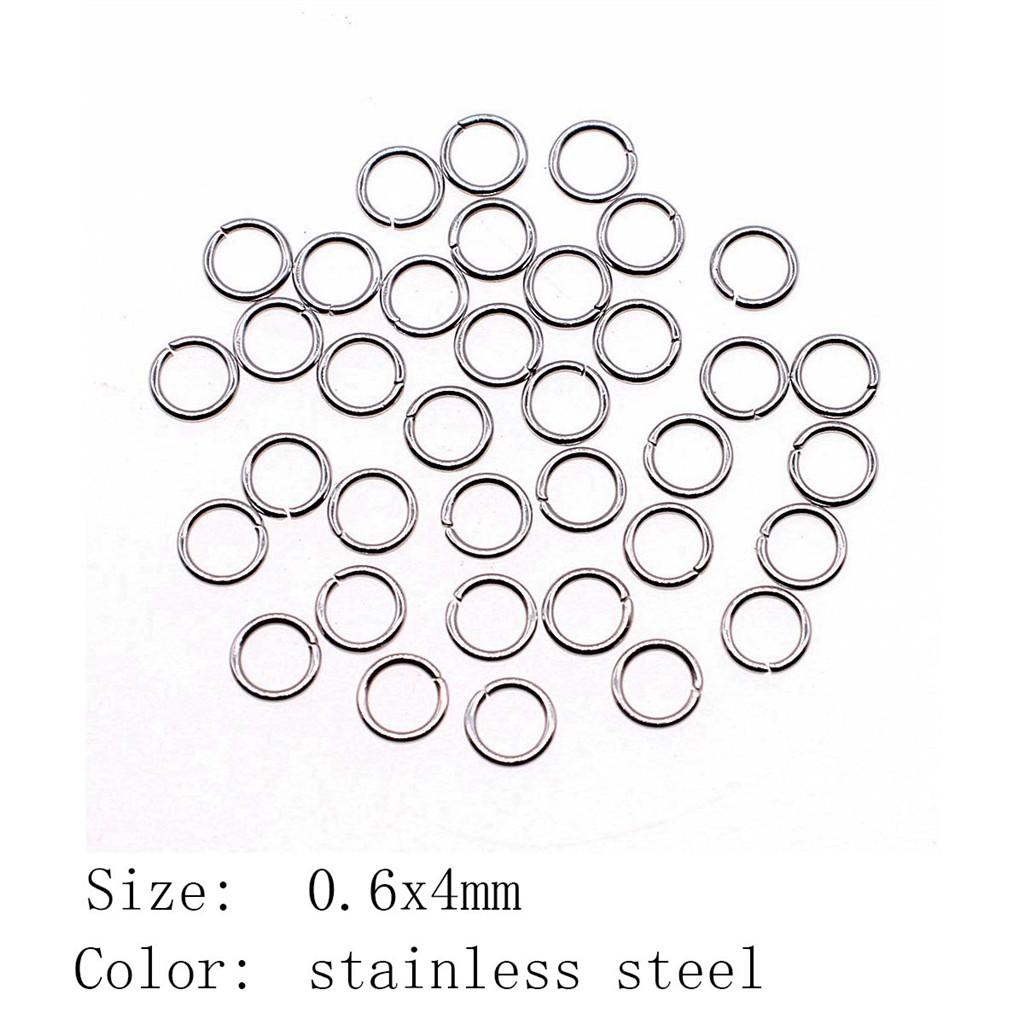 Thanksgiving Day Accessories For Making Jewelry Split Rings Stainless Steel 5 Sizes Accessories Parts Items Woman Accesories