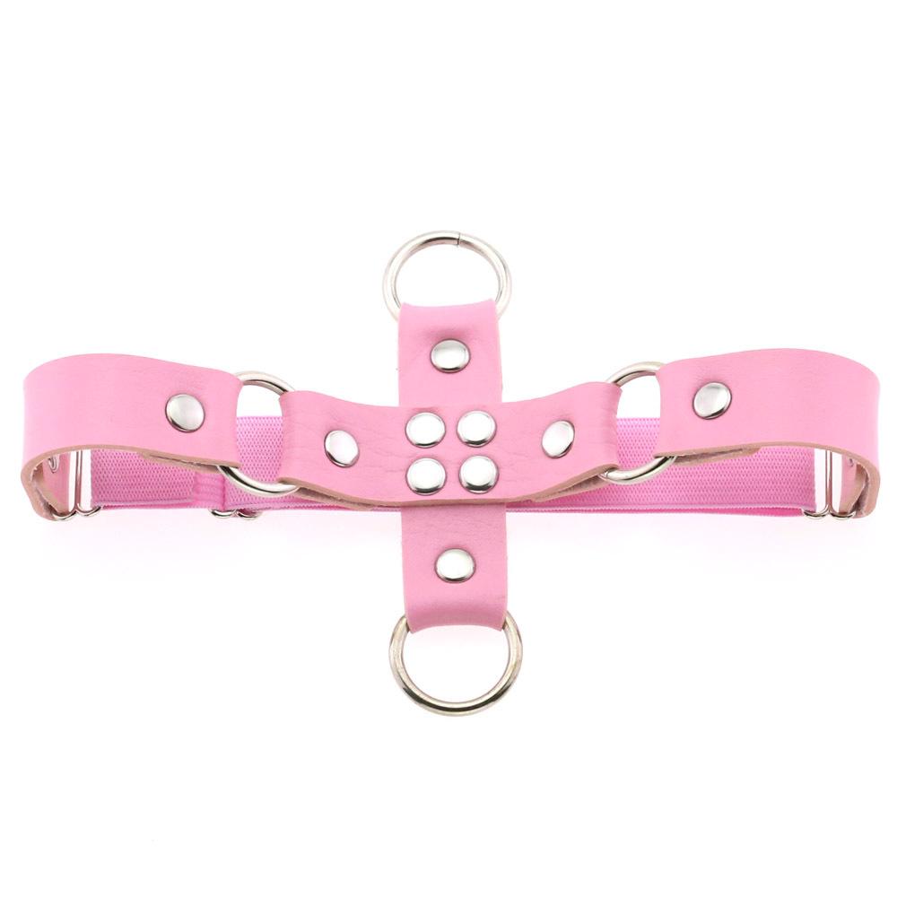 Fxcube New Goth Punk Leg Strap Garter Belt Pentagram Thigh Harness Women Girls Gothic Cosplay Accessories Harajuku Egirl Jewelry