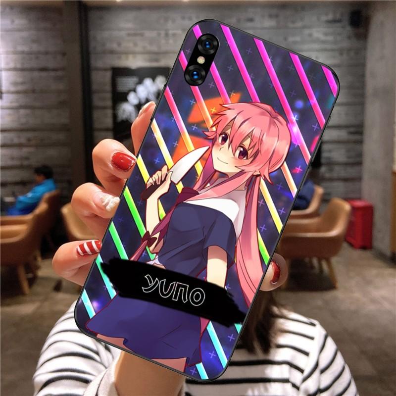 Husă de telefon Future Diary Mirai Nikki pentru Xiaomi Mi 12 11T 10T 9T Lite Pro Ultra Note 10 Poco F3 F4 X4 GT, moale, neagră