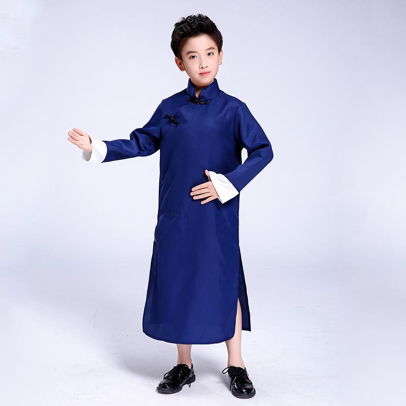 Children's and Adults' Hanfu Crosstalk Costume - Chinese Style Long Robe for Festival and Stage Performance