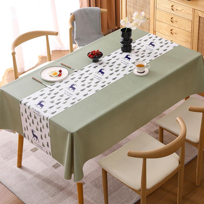 

Водонепроницаемая скатерть с цветочным рисунком, мягкие моющиеся скатерти из ПВХ, обеденное чайное полотенце высокого класса, прямоугольный настольный лист, коврик для завтрака в отеле 90 x150cm