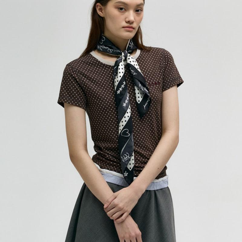 MARGESHERWOOD MARGE SKETCH SCARF_black/ivory