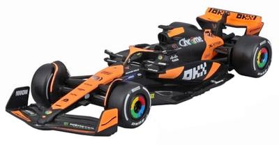 BURAGO 1/43 Scale Model Car: McLaren F1 Team MCL38 (2024) No.81 O. Piastri (Window Box) - Finished Model (BUR38214P)