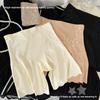 Ladies Spring and Summer National Style High Waist Belly Comfort Slim Anti Light Two In One Ice Silk Safety Underwear