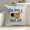 Popular Character Phillip Banks Cushion Cover Soft  EasyWash Pillow Case  Versatile for Couch Bed Travel and Office