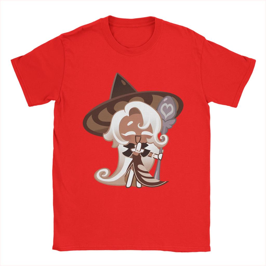 Cookies Run Kingdom TShirt for Unisex Latte Cookie Vintage Pure Cotton Tees Crew Neck Short Sleeve T Shirts Printed Clothes