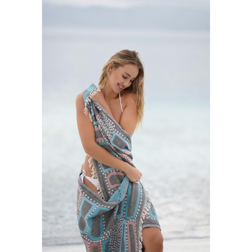 - Pestemal aus 100 % Baumwolle – Strand-Peshtemal – Speziell entworfene Strandkreation – Hamam-Peshtemal