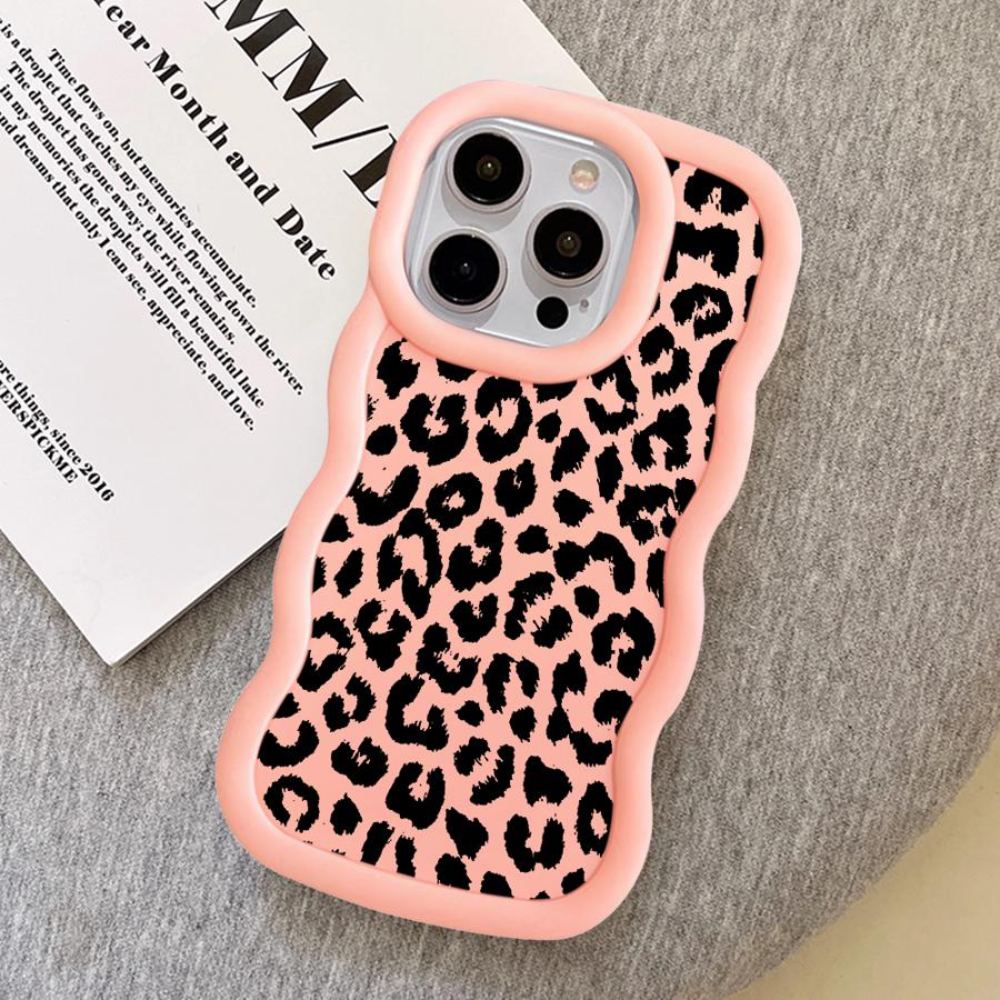 Leopard Print Art Soft Phone Cover Case for iPhone 17 Air 14 XR 11 8 12 15 Plus 16 Pro Max 13