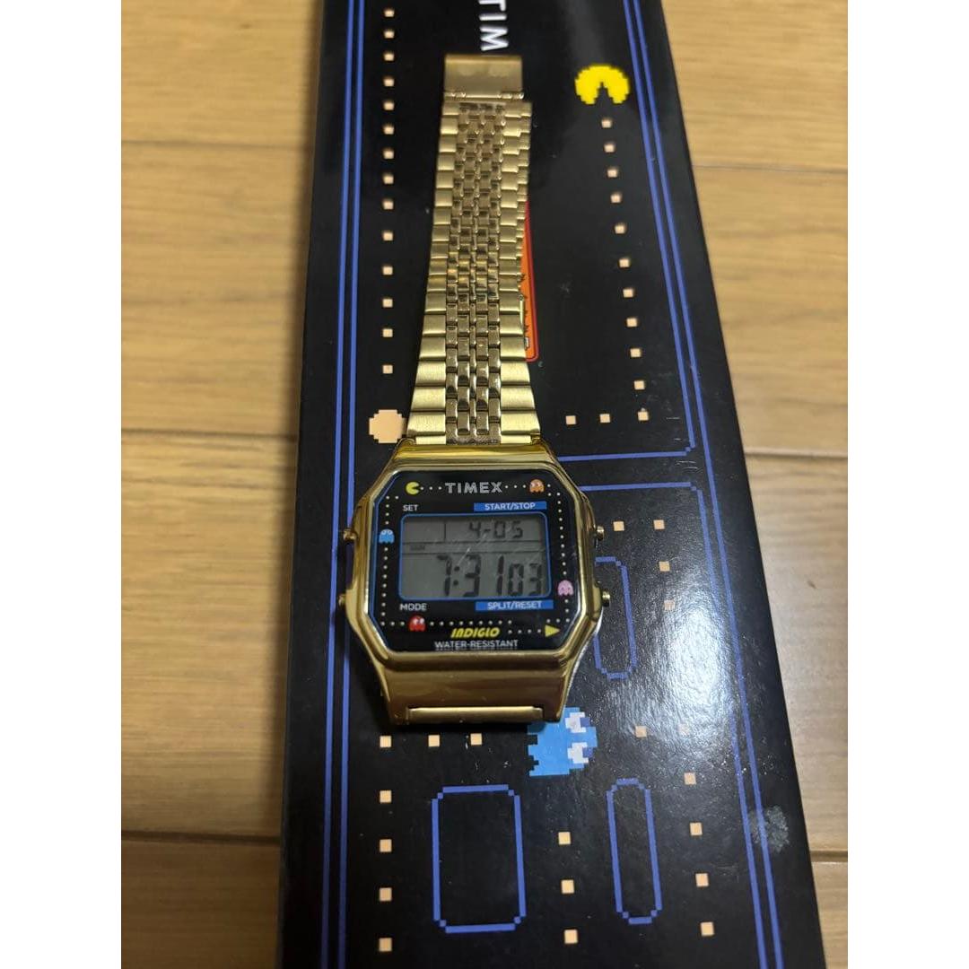 TIMEX T80 Pac-Man collaboration model gold