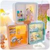 Blind Box Villa Display Box Figurine Landscape See-through Plastic Display Box Bubble Mart Lego Doll Cute Figurine Display Box