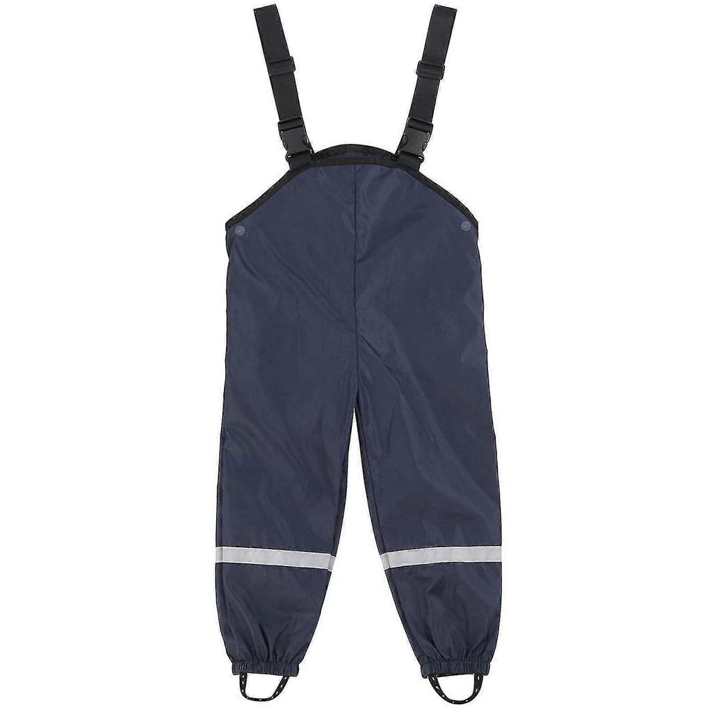Unisex Children's Rain Dungarees Windproof And Waterproof Mud Trousers