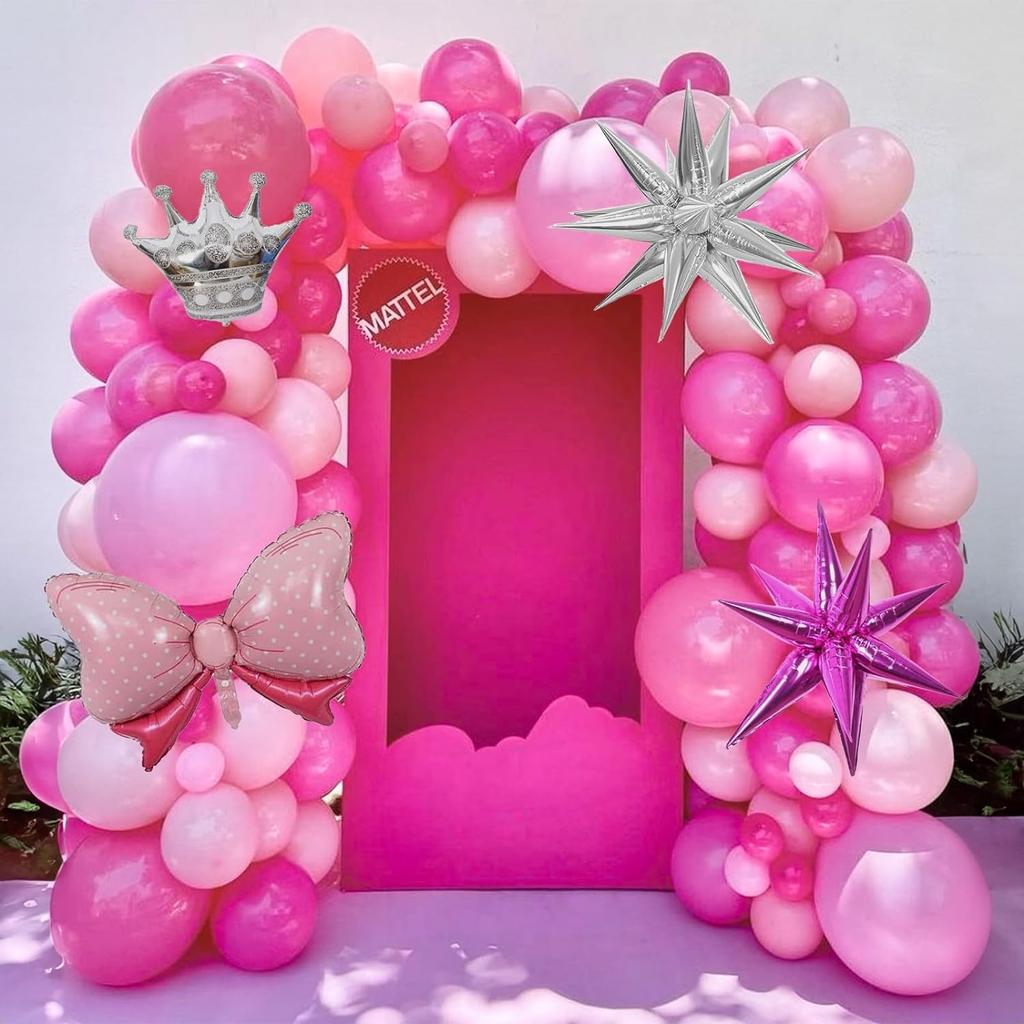 Bruiloft Verjaardag Babyborrel Geslachtsonthulling Decoraties Stofblauw Wit Ballonnenboog Slingerset