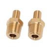 2PCS Brass Air Inflator Adapters Sealing 1 4in Male NPT to Schrader Valve Adapter for Air Compressors Inflation Pumps