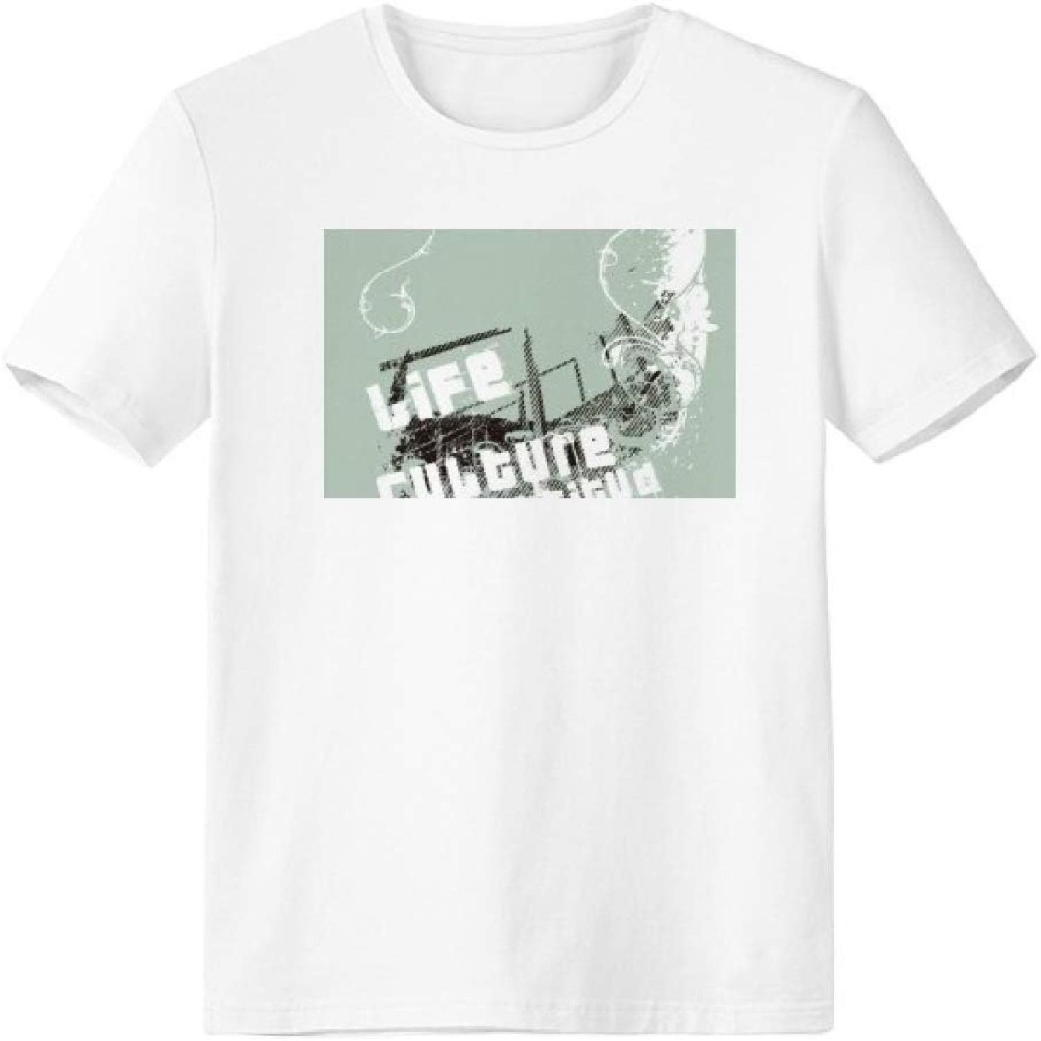 Graffiti Street Life Culture Attitude Art T-Shirt Workwear Pocket Short Sleeve Sport Clothing S