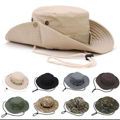 30 Kolorów Kapelusz Przeciwsłoneczny Outdoorowy dla Mężczyzn Kobiet Ochrona UPF Kapelusz Safari Szerokie Rondo Daszki Wędkarskie Kapelusze Bucket Bonnies