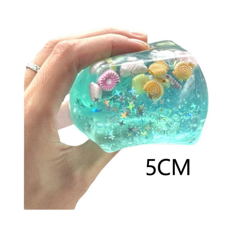Taba Squishy Stress Balls Cube - Ocean Sensory Fidget Toy Slow Rise Squishy Toys For Kids And Adults Squeeze Relax Gift