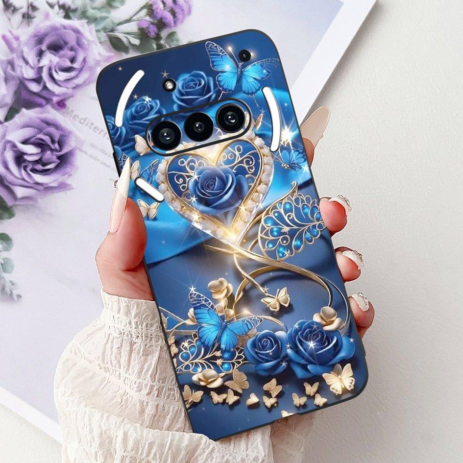 For Nothing Phone 3A 2025 Case A059 Fashion Flower Cats Cartoon Silicone Soft Shockproof Cover For Nothing Phone3A 3A Pro Bumper