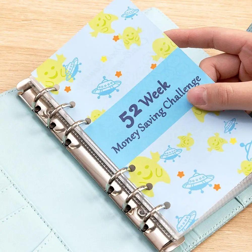 with Magnetic Buckle 52 Weeks Envelope Binder A6 Money Saving Binder  Couple