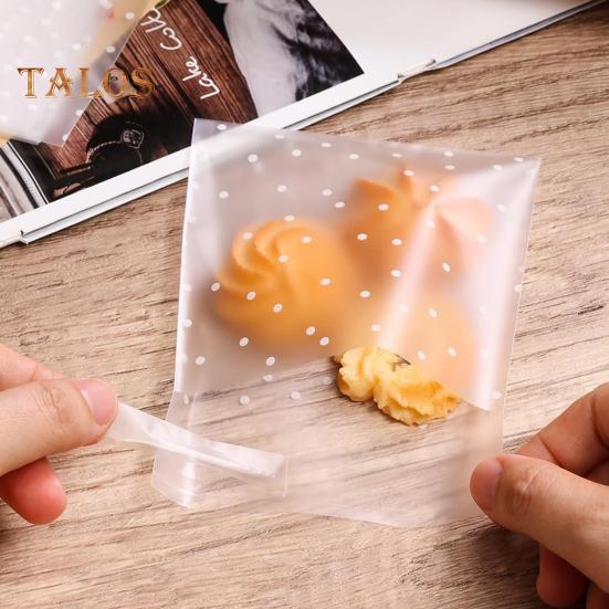 100 ks průhledných samotěsnících celofánových sáčků na sušenky se 120 ks samolepek s poděkováním znovu uzavíratelné sáčky na sladkosti na cukroví dezerty pečivo