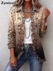 Giacca Ricamata Bohemienne Donna Autunno Cardigan Arricciato Stampa Floreale Larga Casual Manica Lunga