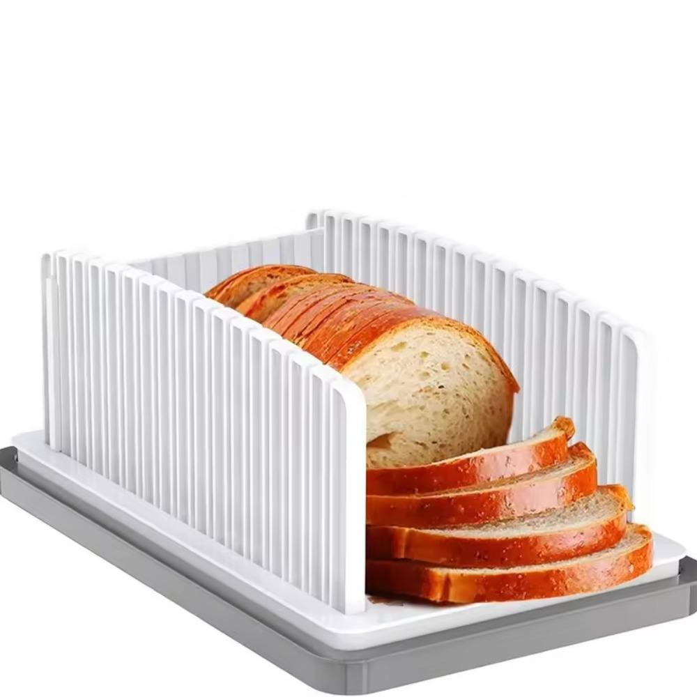Heat-resisting Bread Slicer With Bread Crumb Tray Bread Slicing Plate Bread Cutting Guide  Loaf