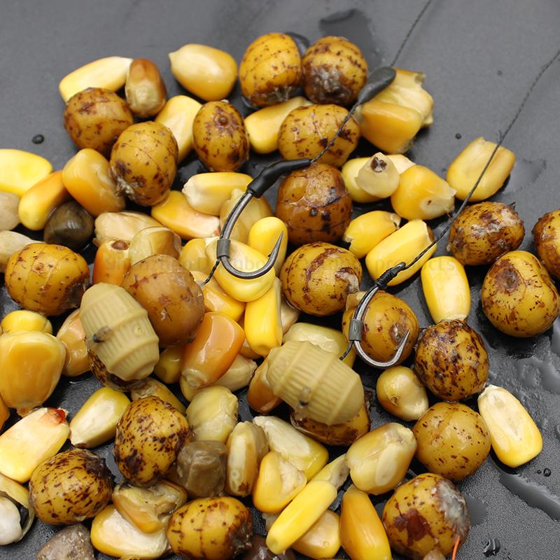 10pcs Carp Fishing Bait Imitation Tiger Nut Slow Sinking Pop Up Boilie For Carp Rig Chod Zig Rig Terminal Tackle Accessories