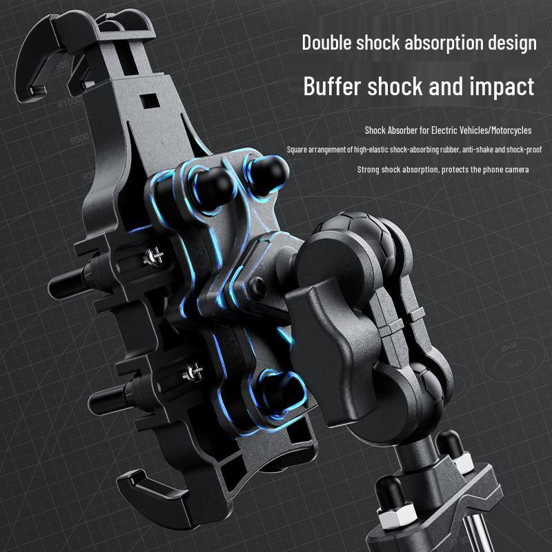 Benda Jin Huishi 300 & Napoleon 450 Motorcycle Phone Holder: Shock-Absorbing, Anti-Shake Navigation Bracket