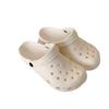Summer 2025 Women's Trendy Breathable Hole Sandals: Cute, Non-slip, Thick Sole Couple Beach Shoes
