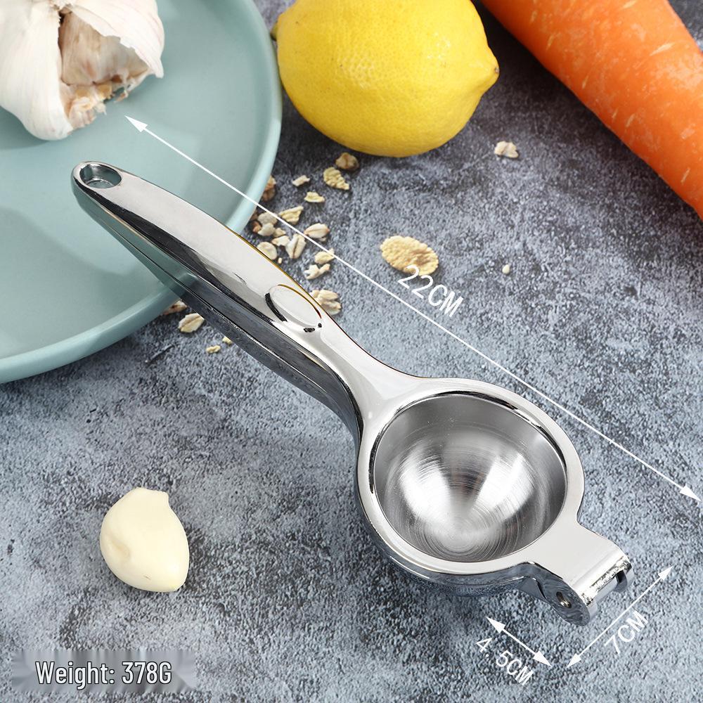 Stainless Steel Lemon and Orange Manual Juicer - Multi-functional Fruit Presser for Home Use