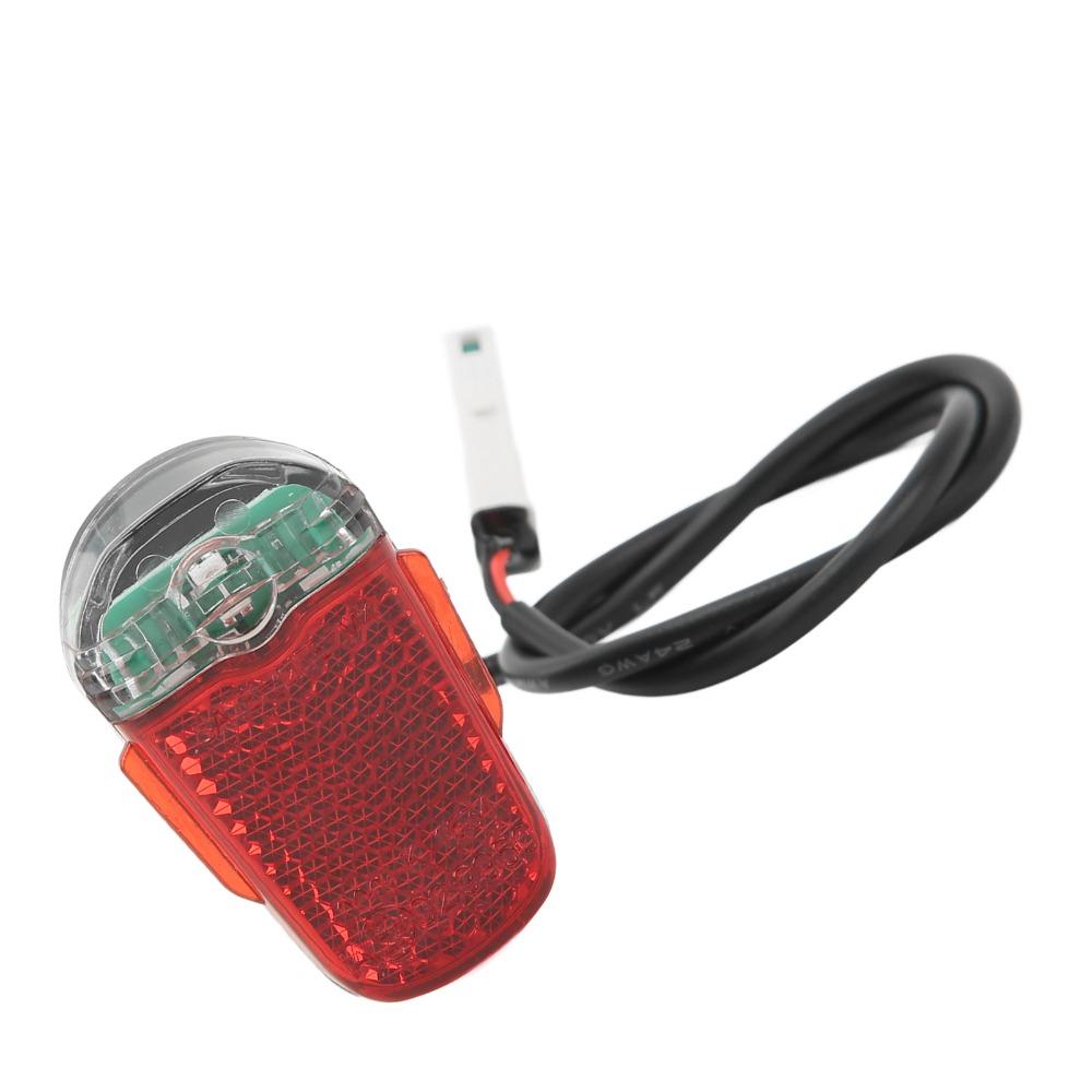 ABS Electric Scooter Taillight Waterproof Ultra Bright Rear Light LED Reflective Brake LampTail Lamp for Ninebot MAX G30D