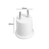 Durable High Temperature Resistant E27 Lamp Base E27 EU/US Plug Bulb Converter White Bulb Adapter Home