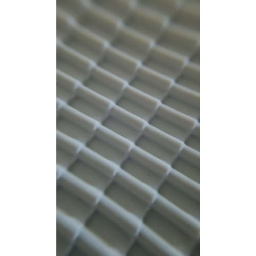 [TNF] Roof Tiles, 2.4 X 3.6cm, Overall Size 27cm X 21cm, 2 Pieces, for Architectural Models, Dioramas, and Structures (1/87 Scale)