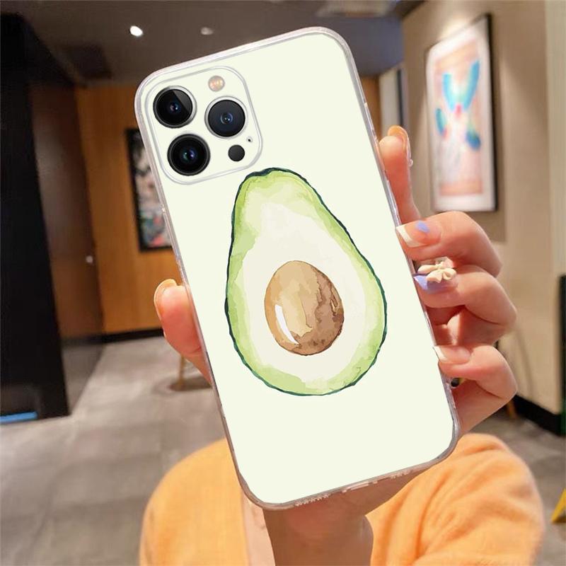Phone Case For iphone 17ProMax Air 16 15 14 13 Pro Max 15 16 Pro 15Plus Art Funny avocado Fruit