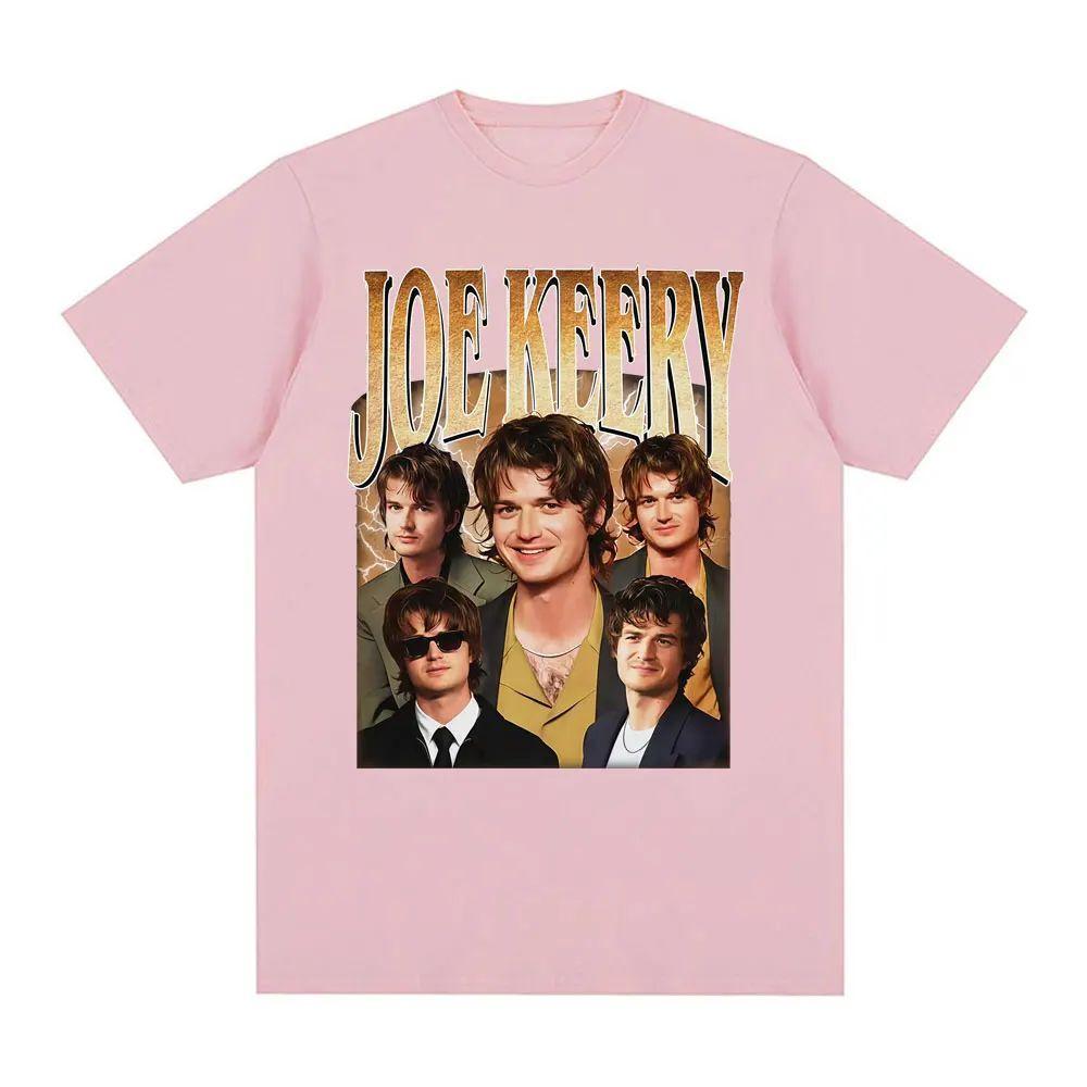Y2k Retro Harajuku Tshirt Limited Edition Joe Keery Retro Pattern Tshirt Printed Cotton Tops Casual Loose Streetwear Unisex