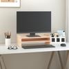 Vidaxl Podstawka Na Monitor, 50X24X16 Cm, Lite Drewno Sosnowe