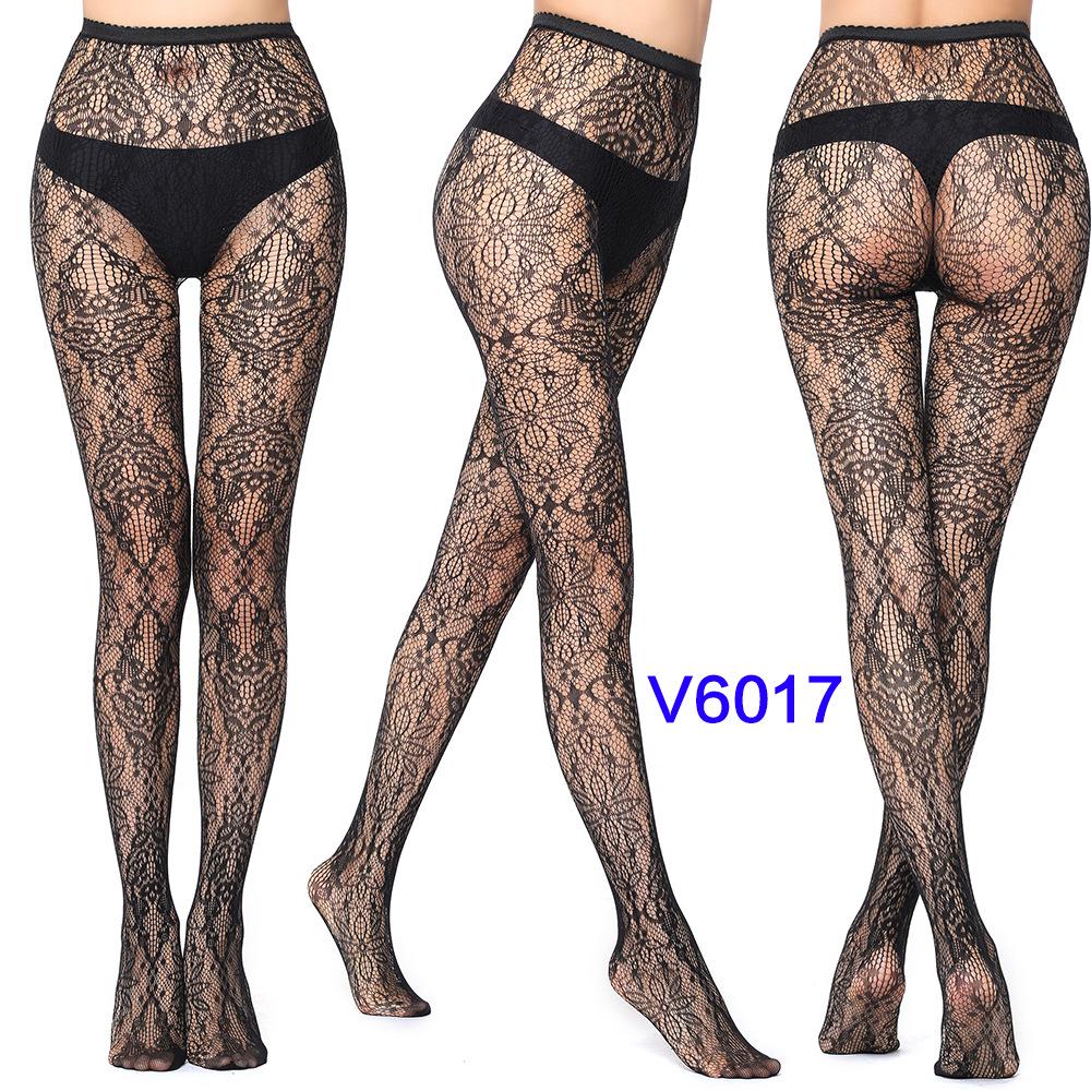 Sexy Black Stockings Large Size Seduction Ins Bow Hollow Fishnet Socks Bottom Socks Oversized Mesh Socks