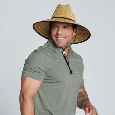 Klassische Handarbeit Damen Herren Rettungsschwimmerhut Stroh Sommer Strand Sonnenhut Outdoor Sommer Breiter Rand Panama Stroh Damen Sommerhut