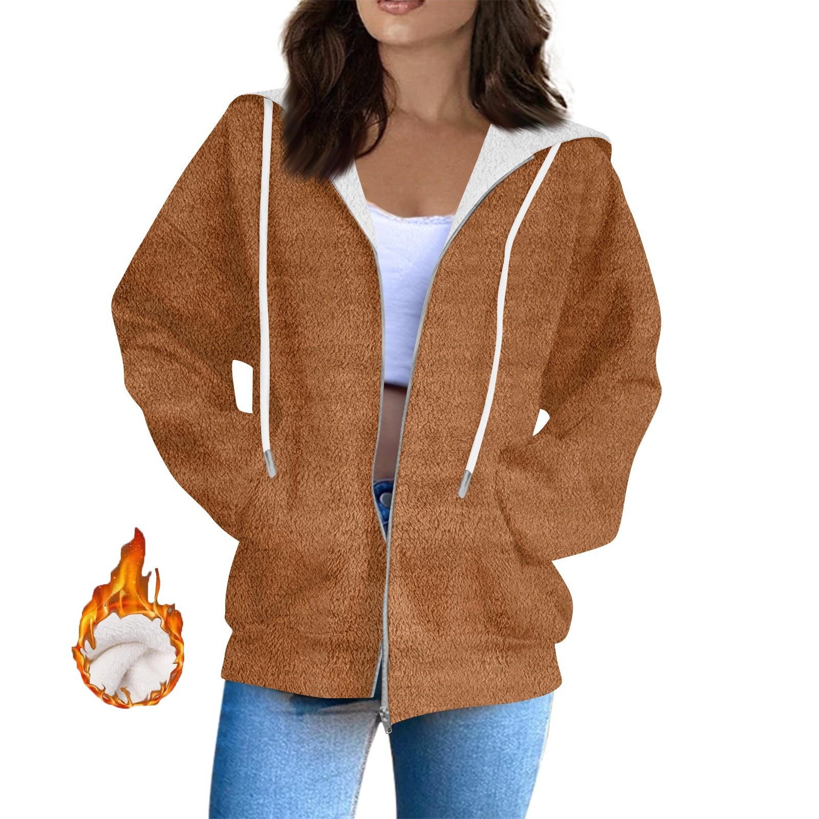 

Женская толстовка, спортивная фланелевая толстовка с длинным рукавом, повседневная толстовка с капюшоном XXL