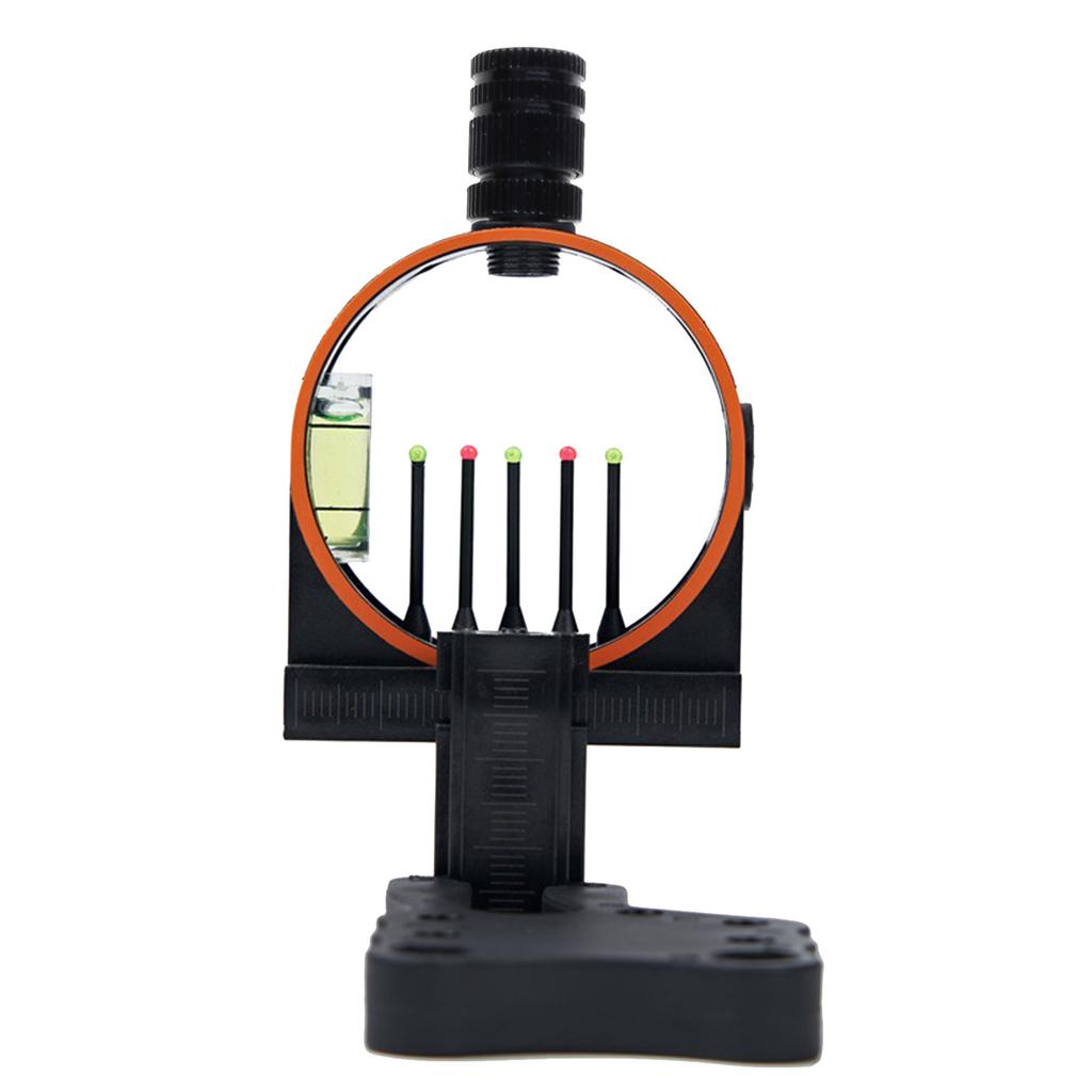 Compound Bows 5 Pin Archerys Bows Sight Replacement Five Pin Bows Sight Plastic Five Needle Aimings Scope for Shooting