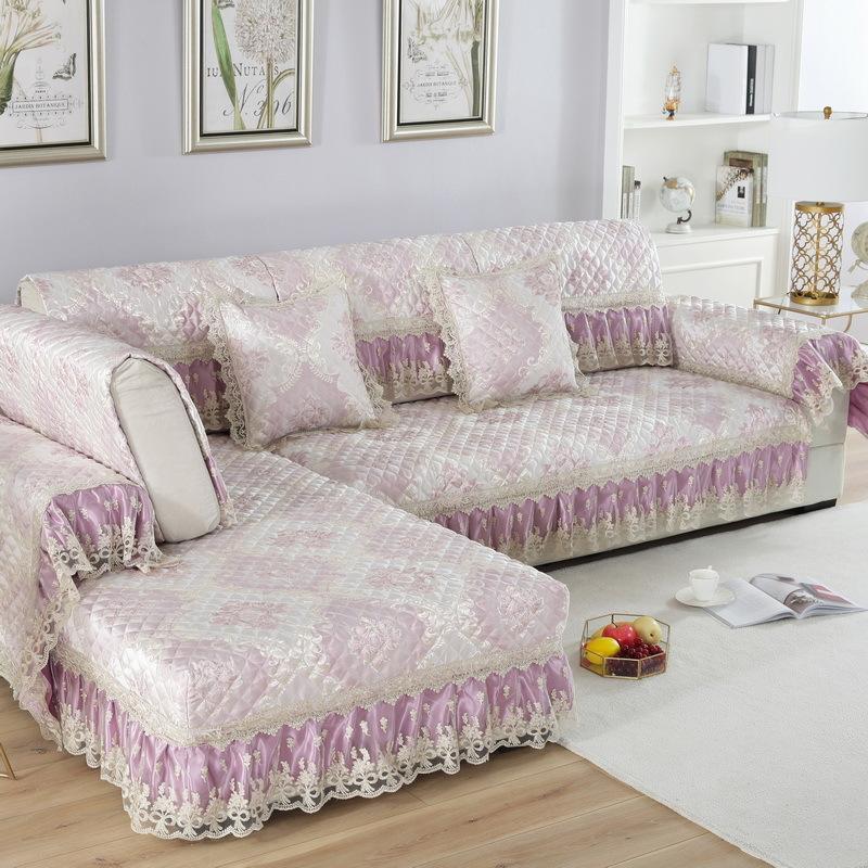 European Sofa Cushion Non-Slip Four-Season Universal Fabric Simple Modern Jacquard All-Inclusive Sofa Cover Backrest Cushion