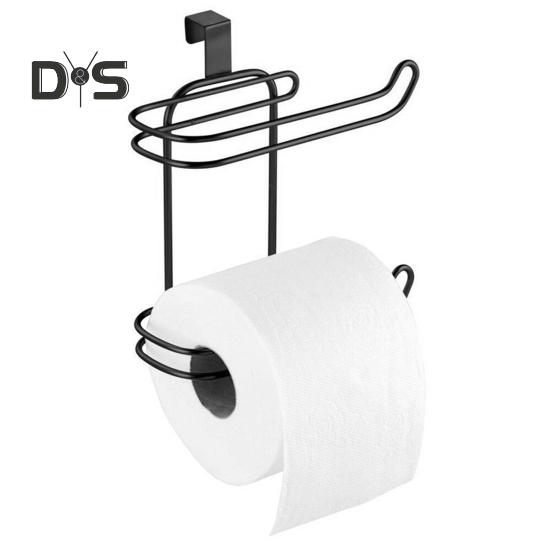 Toalettpapirholder Papirstativ Dobbeltlagsdesign Sterk lastbærende Rustbestandig Papirrulldispenser Baderom Kjøkkenorganisator