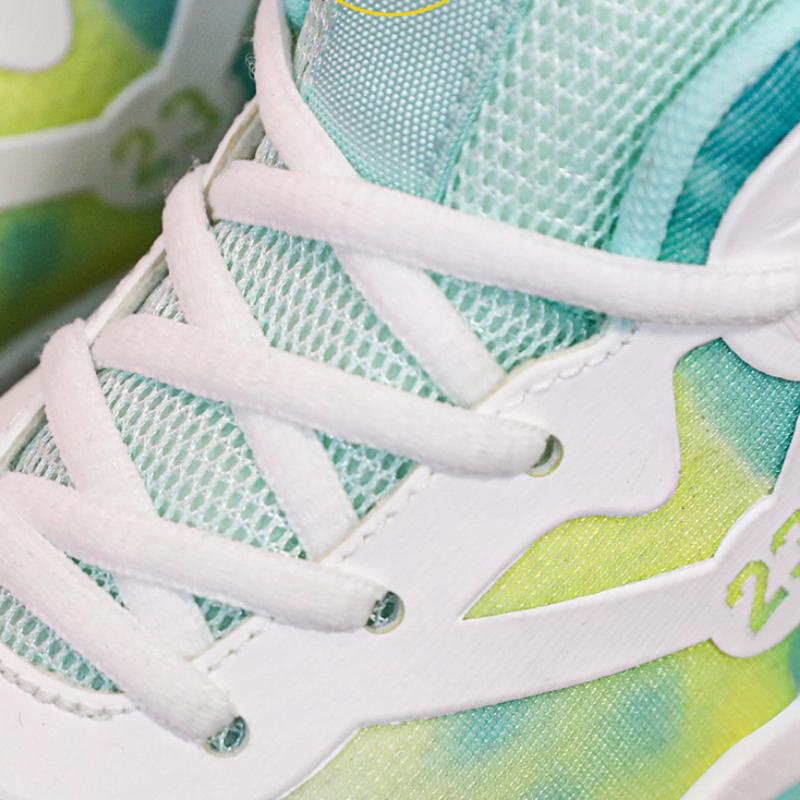 Frühling und Sommer Neue Mesh Atmungsaktive Rutschfeste Jungen Verschleiß-beständig Bequeme Weich-sohle Basketball Schuhe Reibung