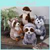 Cute Otter Sloth Raccoon Cartoon Plush Doll For Kids And Collectors
